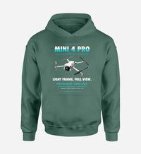 Thumbnail for DJI Mini 4 Pro design on green hoodie single side