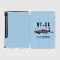 Thumbnail for AT-6E Wolverine Light Attack design on light blue samsung tablet tablet case