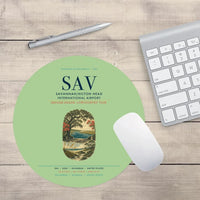 Thumbnail for Savannah-Hilton Head International Airport (SAV) design on light green round mouse pad