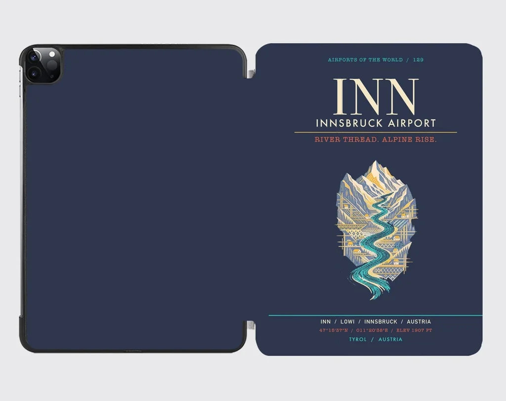 Innsbruck Airport INN - Inn Valley Alpine Weave - Navy Blue