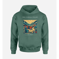 Thumbnail for VINTAGE G4413 - The Payroll Flight - Premium Hoodie design on green premium