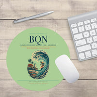 Thumbnail for Rafael Hernández Airport (BQN) design on light green round mouse pad