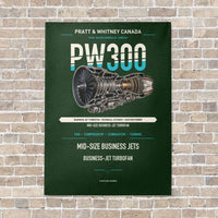 Thumbnail for PW300 vertical canvas print - no frame - dark green background