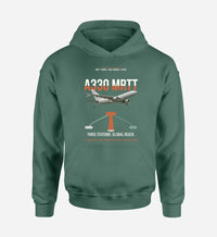 Thumbnail for Airbus A330 MRTT design on green double-side hoodie, single-side print