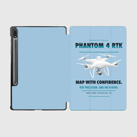 Thumbnail for DJI Phantom 4 RTK design on light blue samsung tablet tablet case