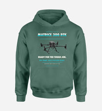 Thumbnail for DJI Matrice 300 RTK design on green hoodie single side