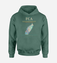 Thumbnail for Glacier Park International Airport (FCA) design on green hoodie single-side print