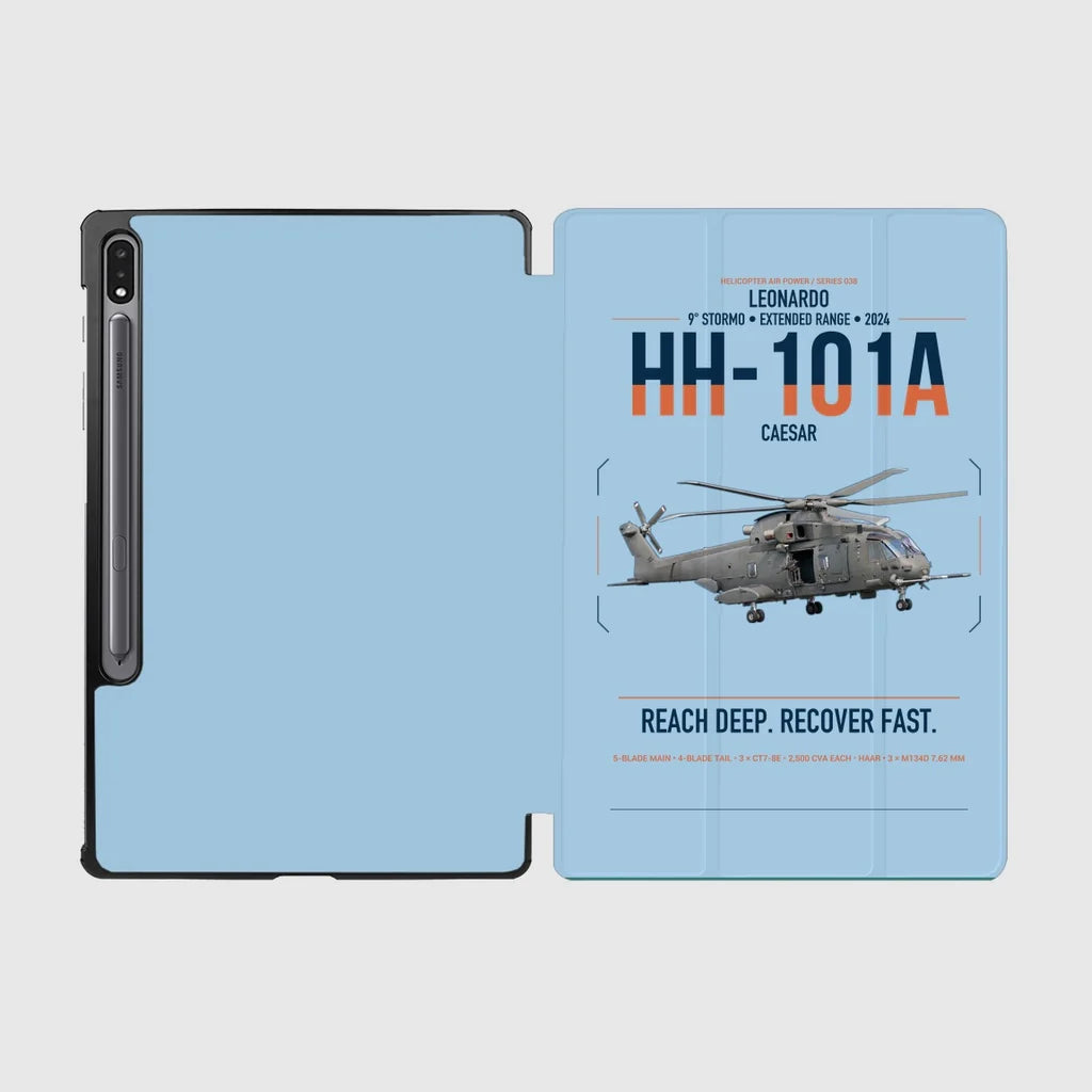 Leonardo HH-101A Caesar design on light blue samsung tablet tablet case