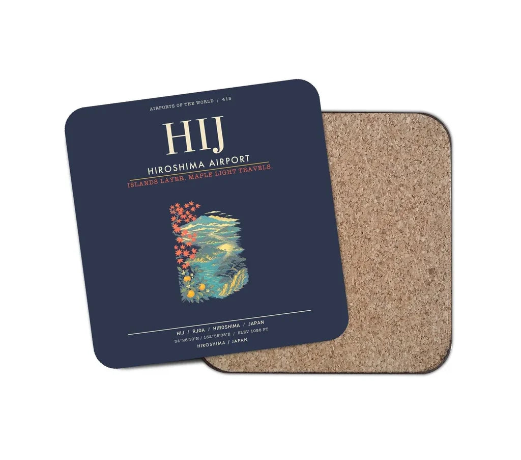 Hiroshima Airport HIJ - Navy Blue