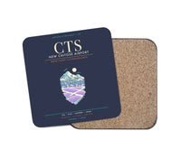Thumbnail for New Chitose Airport Sapporo CTS - Snowfield Lavender Grid - Navy Blue