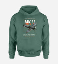 Thumbnail for Hawker Tempest Mk V design on green double-side hoodie, single-side print