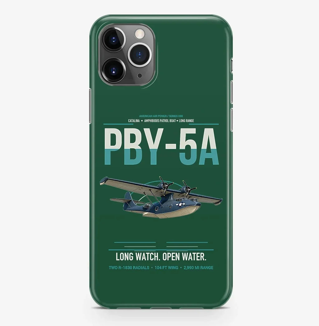 PBY-5A Catalina design on dark green magsafe iphone case, for iPhone Pro Max