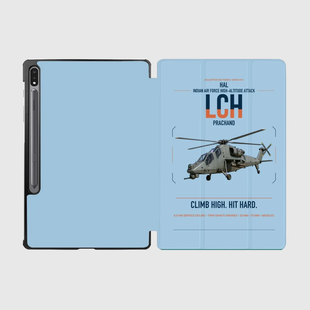 HAL LCH Prachand design on light blue samsung tablet tablet case