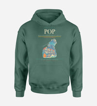 Thumbnail for Gregorio Luperón International Airport (POP) design on green hoodie single-side print