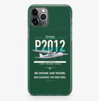 Thumbnail for Tecnam P2012 Traveller design on dark green magsafe iphone case, for iPhone Pro Max