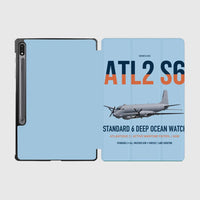 Thumbnail for Atlantique 2 Standard 6 design on light blue samsung tablet tablet case