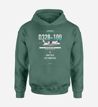 Thumbnail for D328-100 design on green hoodie single side