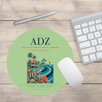 Thumbnail for Gustavo Rojas Pinilla International Airport (ADZ) design on light green round mouse pad