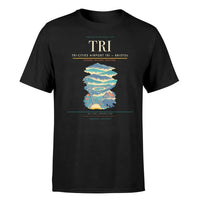 Thumbnail for Tri-Cities Airport (TRI) T-Shirt single-side front print in Black | tri-cities-airport-tri-double-side-t-shirt