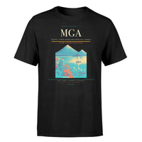 Thumbnail for Augusto C. Sandino International Airport (MGA) T-Shirt single-side front print in Black | augusto-c-sandino-international-airport-mga-double-side-t-shirt