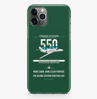 Thumbnail for Cessna Citation 550 - Citation II design on dark green magsafe iphone case, for iPhone Pro Max