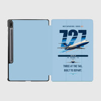 Thumbnail for Boeing 727-200 design on light blue samsung tablet tablet case