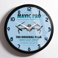 Thumbnail for DJI Mavic Pro design on light blue framed wall clock