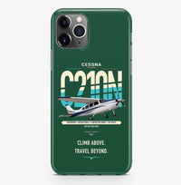 Thumbnail for Cessna T210N Centurion design on dark green magsafe iphone case, for iPhone Pro Max