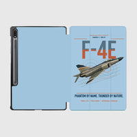 Thumbnail for F-4E Phantom II design on light blue samsung tablet tablet case