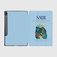 Thumbnail for Simón Bolívar International Airport (SMR) design on light blue samsung tablet tablet case