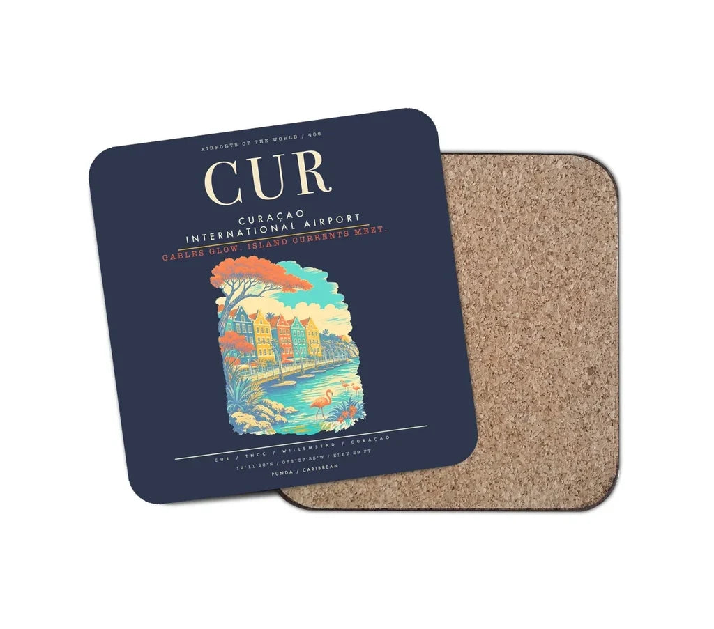 Curacao International Airport CUR - Navy Blue