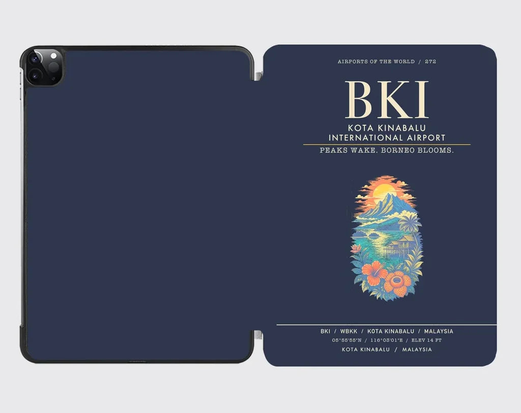 Kota Kinabalu International Airport BKI - Navy Blue