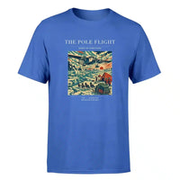 Thumbnail for VINTAGE G4019 - The Pole Flight - Premium T-Shirt design on blue premium t shirt