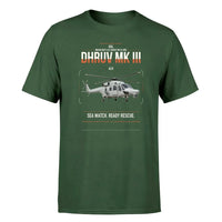 Thumbnail for HAL ALH Dhruv Mk III design on dark green t-shirt, single-side print