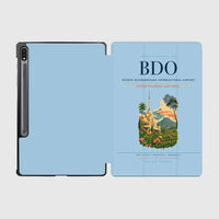 Thumbnail for Husein Sastranegara International Airport (BDO) design on light blue samsung tablet tablet case