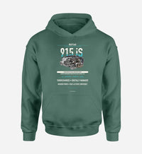 Thumbnail for 915 iS design on green hoodie single side