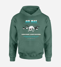 Thumbnail for Percepto Air Max design on green hoodie single side
