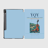 Thumbnail for Sydney–J.A. Douglas McCurdy Airport (YQY) design on light blue samsung tablet tablet case