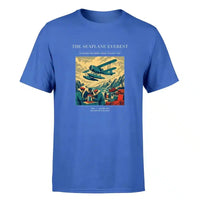 Thumbnail for VINTAGE G4296 - The Seaplane Everest - Premium T-Shirt design on blue premium t shirt