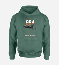 Thumbnail for Panavia Tornado GR4 design on green double-side hoodie, single-side print