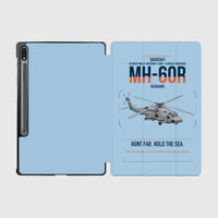Thumbnail for Sikorsky MH-60R Seahawk design on light blue samsung tablet tablet case