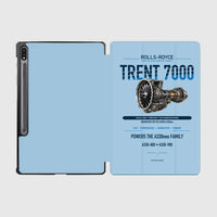 Thumbnail for TRENT 7000 design on light blue samsung tablet tablet case
