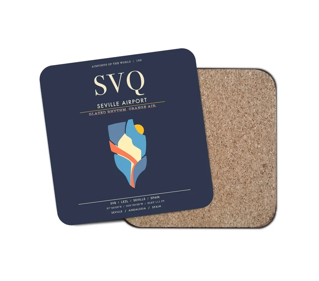Seville Airport SVQ - Navy Blue