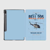 Thumbnail for Bell 205A-1++ design on light blue samsung tablet tablet case