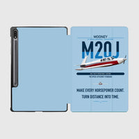 Thumbnail for Mooney M20J 201 design on light blue samsung tablet tablet case