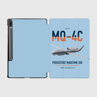 Thumbnail for MQ-4C Triton IFC-4 design on light blue samsung tablet tablet case