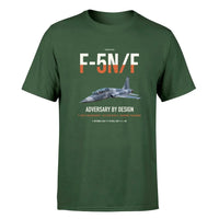 Thumbnail for F-5N F Adversary design on dark green double-side t-shirt, single-side print