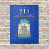 Thumbnail for M. R. Stefanik Airport BTS - Canvas No Frame - Blue