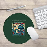 Thumbnail for VINTAGE G4462 - The Simulator's First Sweat - Designed Mouse Pads design on darkgreen round