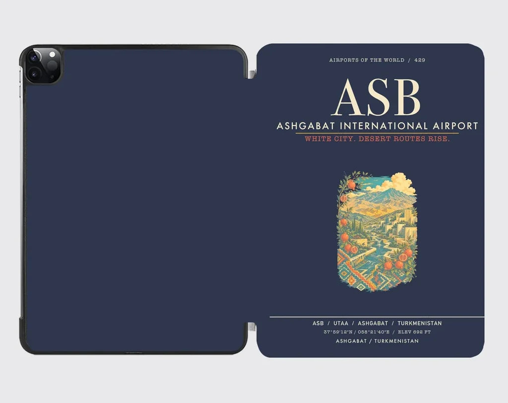 Ashgabat International Airport ASB - Navy Blue